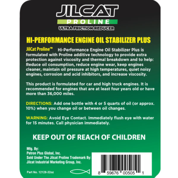 High Performance Engine Oil Stabilizer for OIL CONSUMPTION ISSUES  in diesel or gas engines 12128-32oz - One Case /12 bottles - Image 2